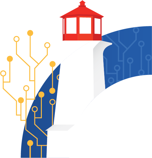 Digital Lighthouse Graphic