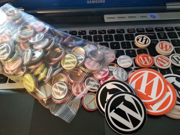 Wordpress Logo on Pins