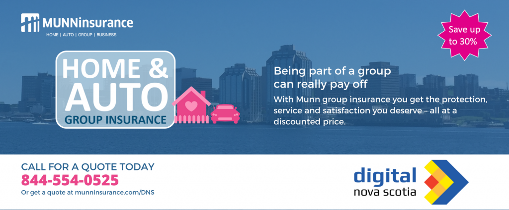 Munn Insurance to offer Digital Nova Scotia members big savings and extra benefits on home and auto insurance