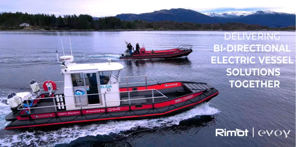 Rimot partners with Norway-based Evoy for electric vessel-to-grid