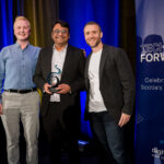 2023 Tech Forward Award Winner receiving award