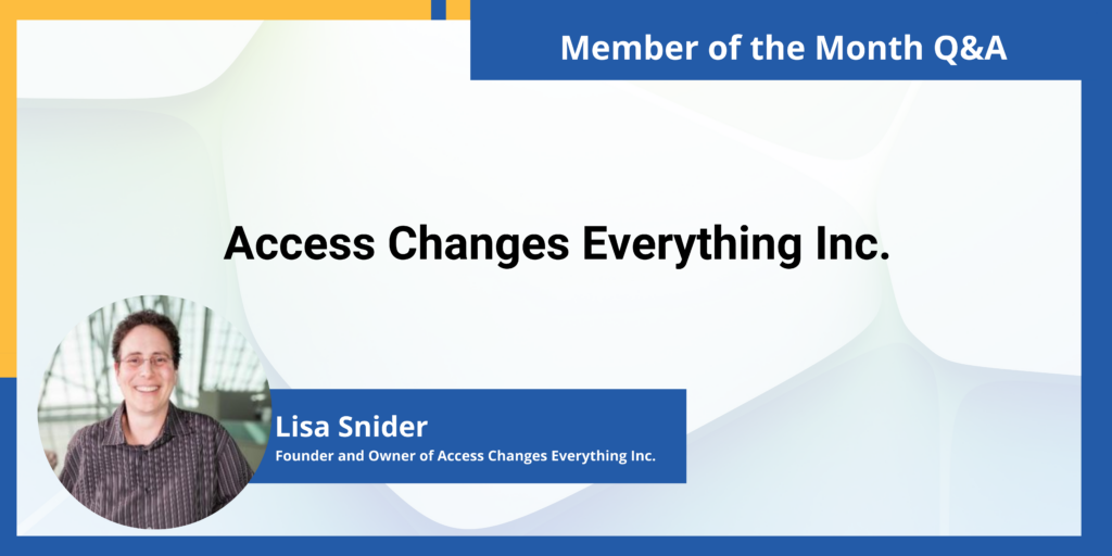 From AI to Inclusive Design: A Q&A with Lisa Snider of Access Changes Everything Inc.